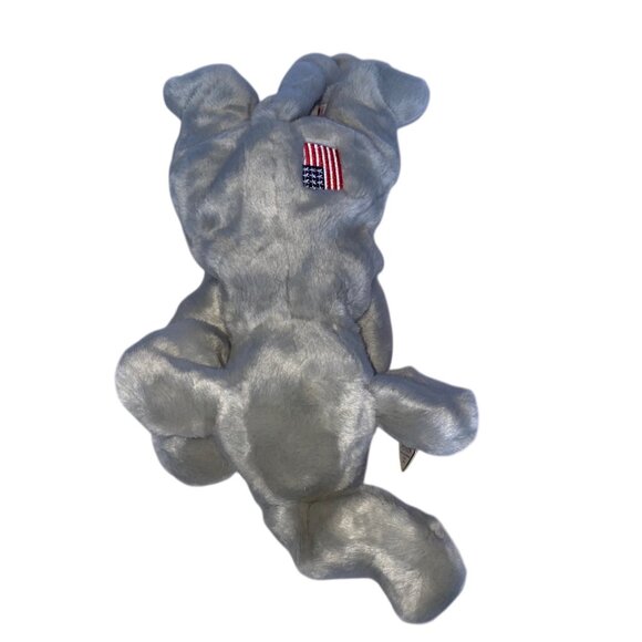 Ty Beanie Buddy Righty The Elephant Flag Plush 2000 17” w/Tag - Picture 8 of 12